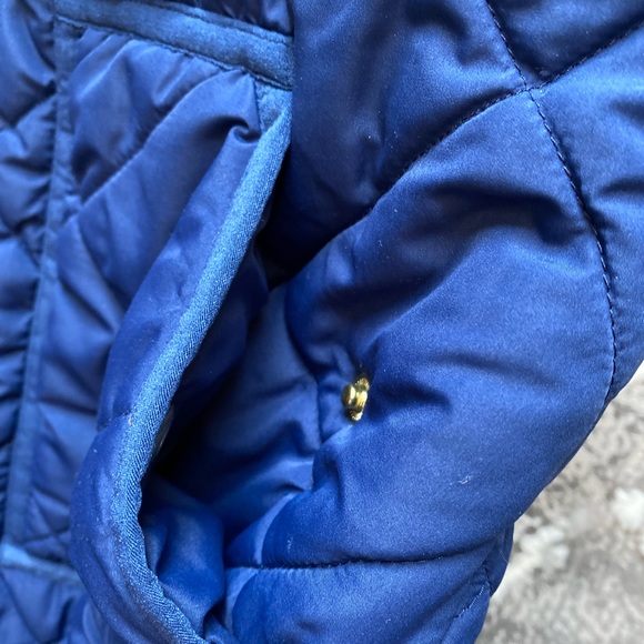 J Crew XS Dark Blue / Navy Quilted Vest - Picture 6 of 7